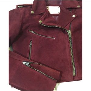 “UNDERSTATED LEATHER” Suede Moto MC Jacket ❤️🔥⚡️